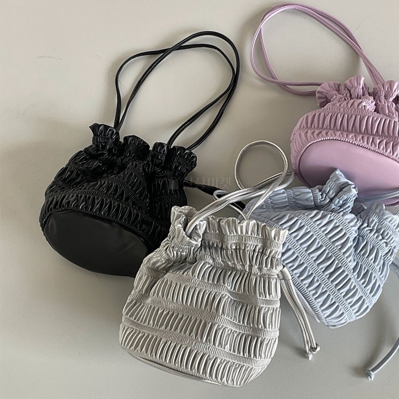 NOMORE Korean Designer Ruched Minimalist Versatile Handbag - Image 5