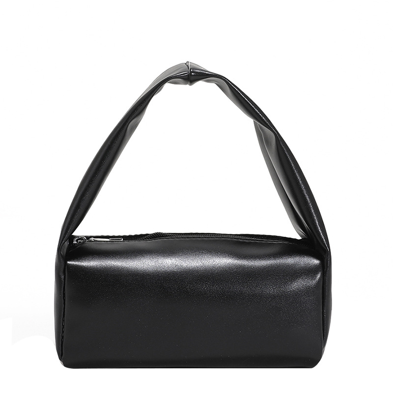 New Korean Style Women's Handbag Ins Fashion Simple Trendy Soft Leather Small Square Bag - Image 5