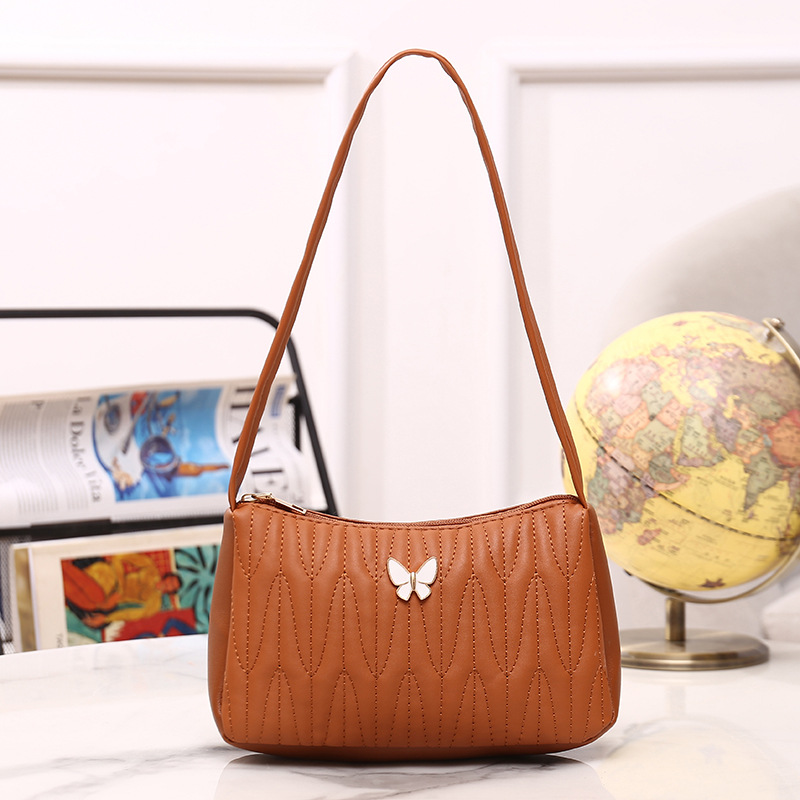 Small Floral Underarm Shoulder Bag Women's Mini Square Handbag - Image 2