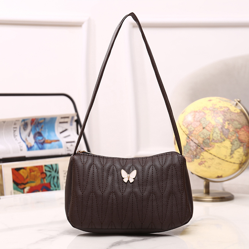Small Floral Underarm Shoulder Bag Women's Mini Square Handbag - Image 5