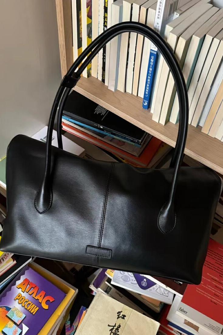 MBH Vintage-Style Large-Capacity Commuter Tote Bag with Premium Feel Shoulder Bag - Image 5